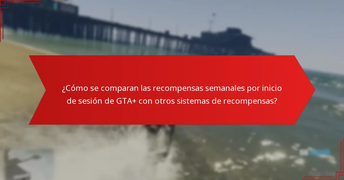 ¿Qué tipos de regalos se ofrecen en las recompensas semanales por inicio de sesión de GTA+?
