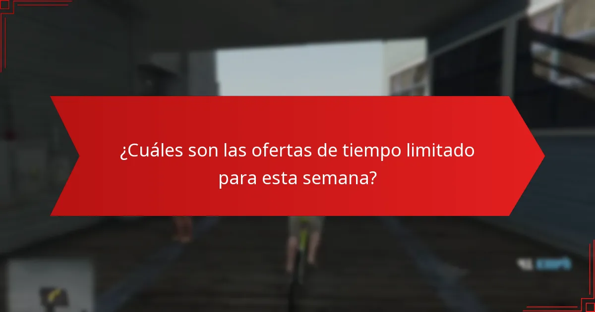 ¿Qué artículos únicos están disponibles esta semana?